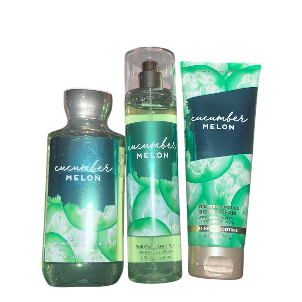 Cucumber Melon Bath & Body Works Set